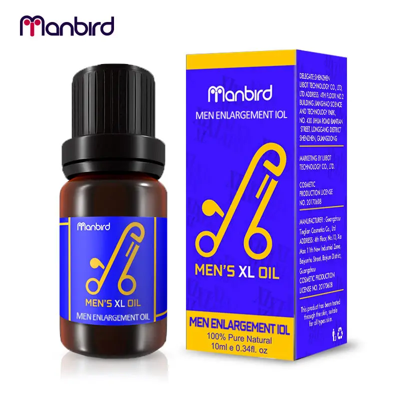 Manbird 10 мл секс-смазка Сексуальная для мужчин пенис увеличить t массажное масло