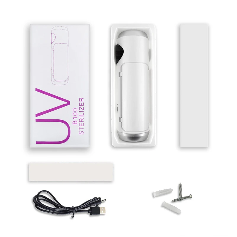 Зубная щетка дезинфекция случае УФ свет настенный Подвеска для зубной щетки