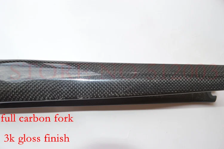 Передняя вилка для дорожного велосипеда из углеродного волокна 1/8 дюйма 28 6 мм