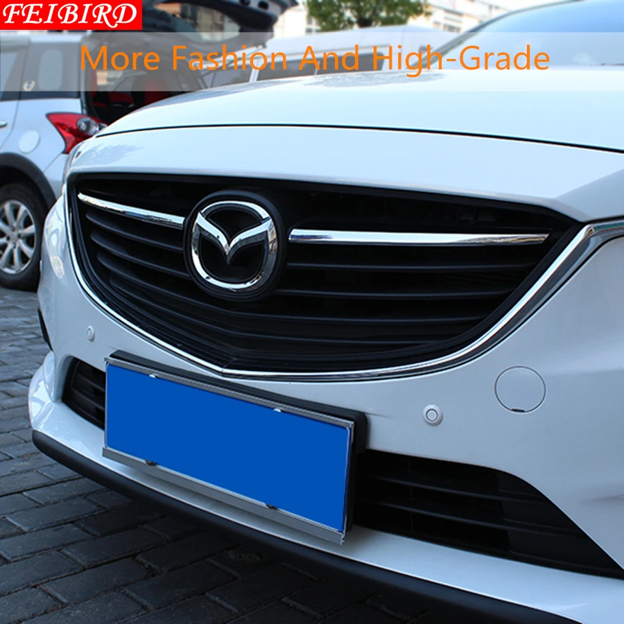 Передняя лицевая решетка из АБС-пластика для Mazda 6 Atenza M6 Sedan &amp Wagon 2013 2014 2015 |