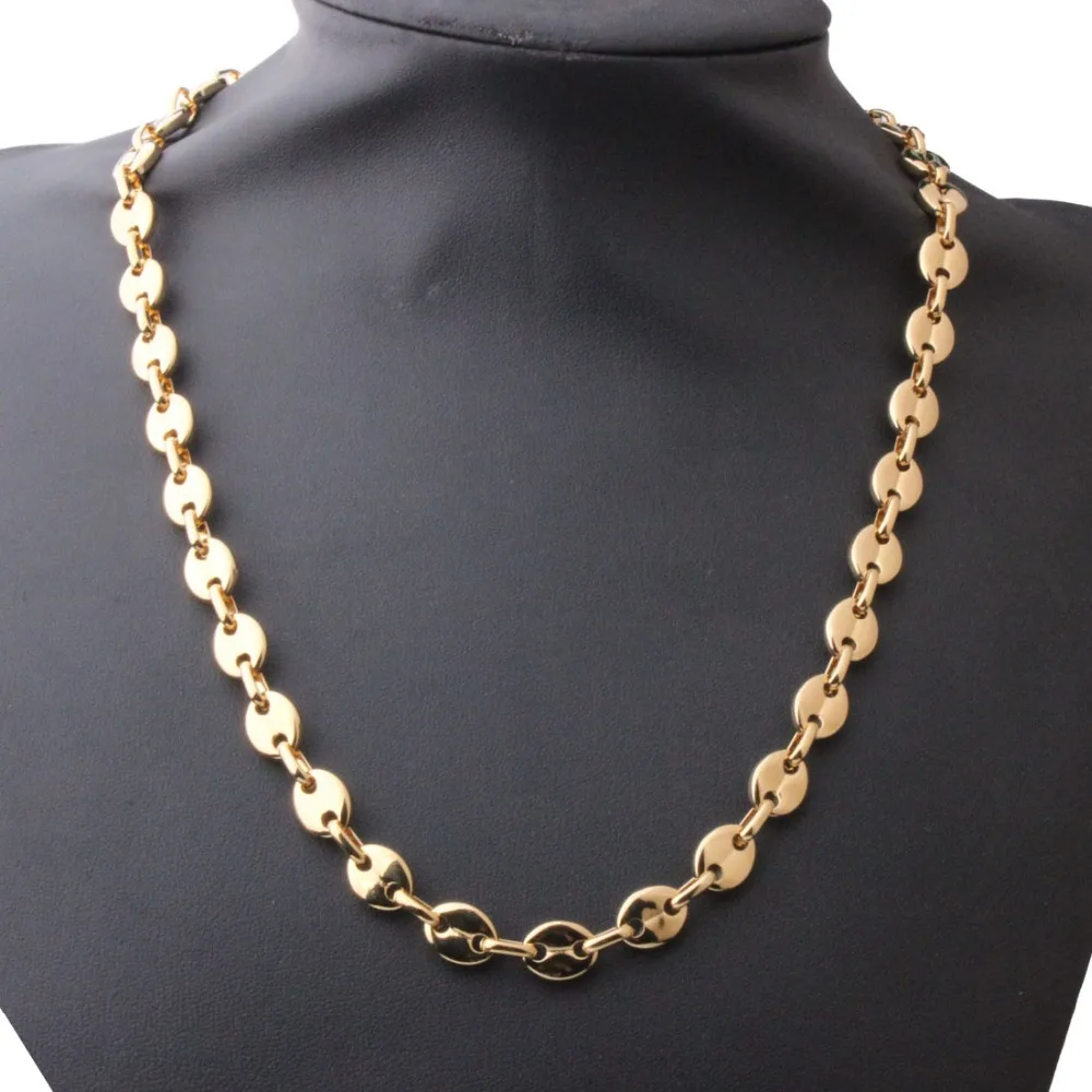 Цепочка мужская круглая из нержавеющей стали 7/9/11 мм|fashion jewelry|jewelry fashionnecklace boy |