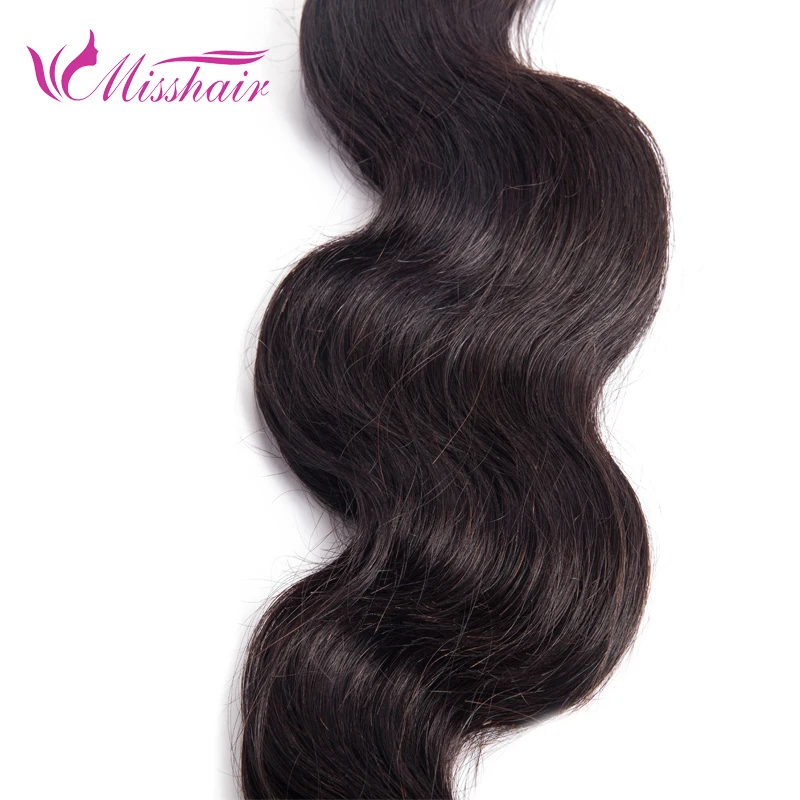 Перуанский волос с завершением Девственный волос 4 пакета и сделки Красота навсегда Подвижная волна.