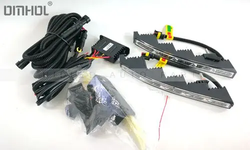 1 комплект универсальных изогнутых тонких светодиодных дневных ходовых огней 10