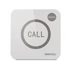 Беспроводная система вызова SINGCALL, звонок для вызова, большие сенсорные две кнопки с водонепроницаемой функцией, клавиши вызова и отмены, APE520C