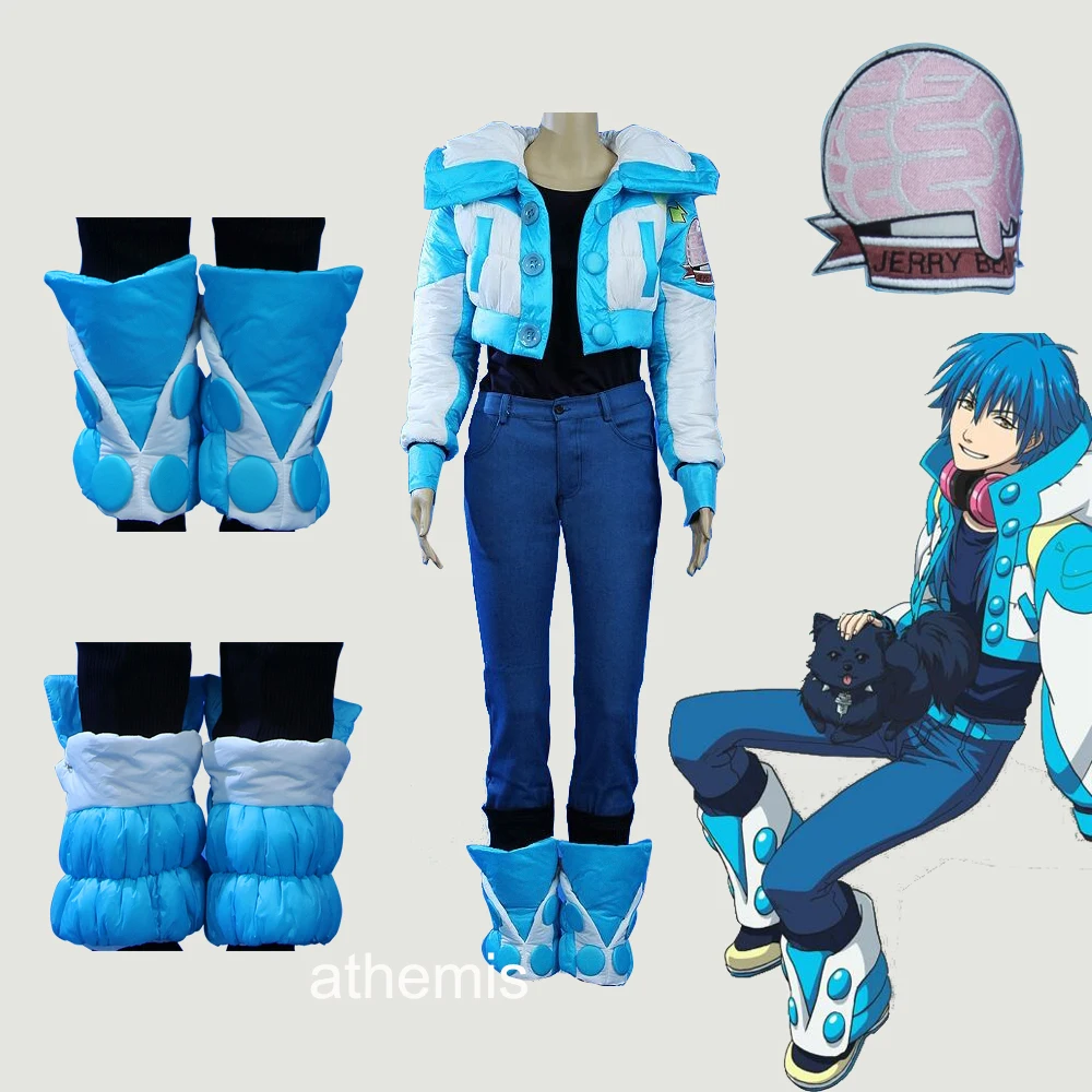 Athemis Dramatical Murder Seragaki Aoba наряд 7 шт. Аниме Косплей Костюм на заказ любой размер высокое качество