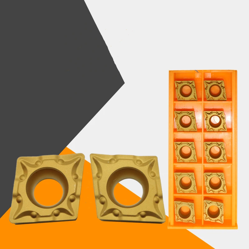 

YZ66 10 шт CNC карбидные вставки CCMT120404-OTM OC2025 для обработки стали