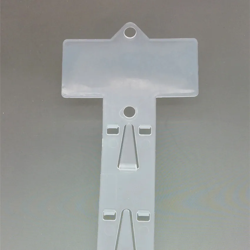 Пластиковые розничные товары зажимы полоски для витрин полипропиленовые