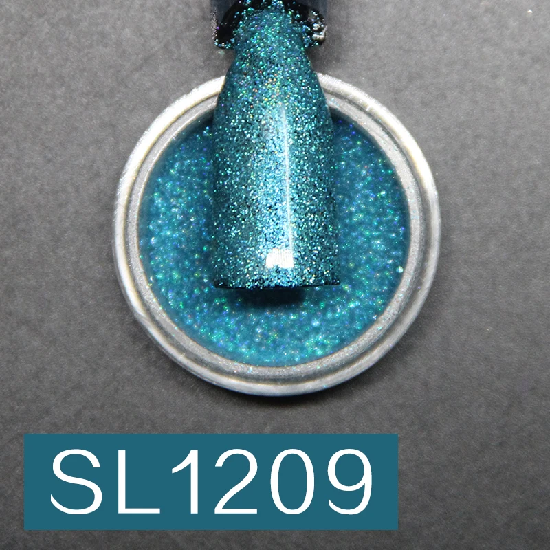 SL1209 LAKIMU 1 коробка, зеркальные Блестки для ногтей, для ногтей, мерцающая пудра для дизайна ногтей, блеск для маникюра, хромированный пигмент, пылезащитный SL12-20, серия - Цвет: SL1209