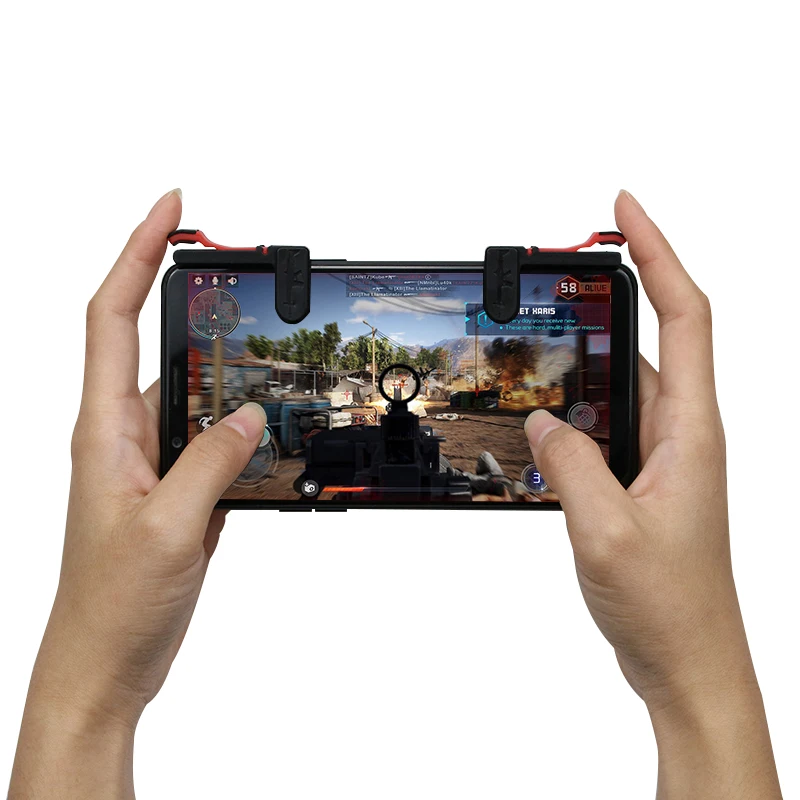 Кнопка огня игровой триггер для PUBG мобильная игра L1R1 шутер контроллер Android/Ios