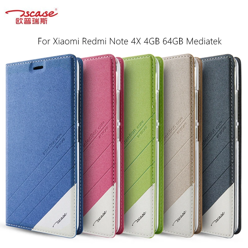Чехол Ts для Xiaomi Redmi Note 4X Mediatek, чехол-книжка из искусственной кожи, чехол-подставка для Redmi Note 4X4 GB 64 GB, чехол с магнитной защитой