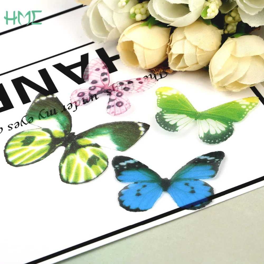 Подвески бабочки для сережек сделай сам 10 шт./пакет разные цвета ручная работа