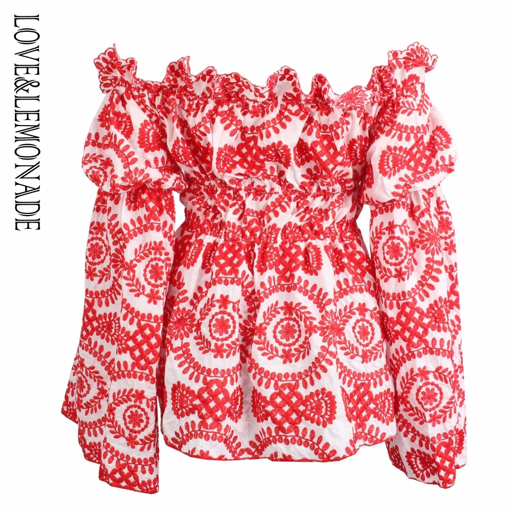 Love & Lemonade красное плечо вышивка хлопок тканевое покрытие LM0352|coats coats|shoulder coatsexy coat |