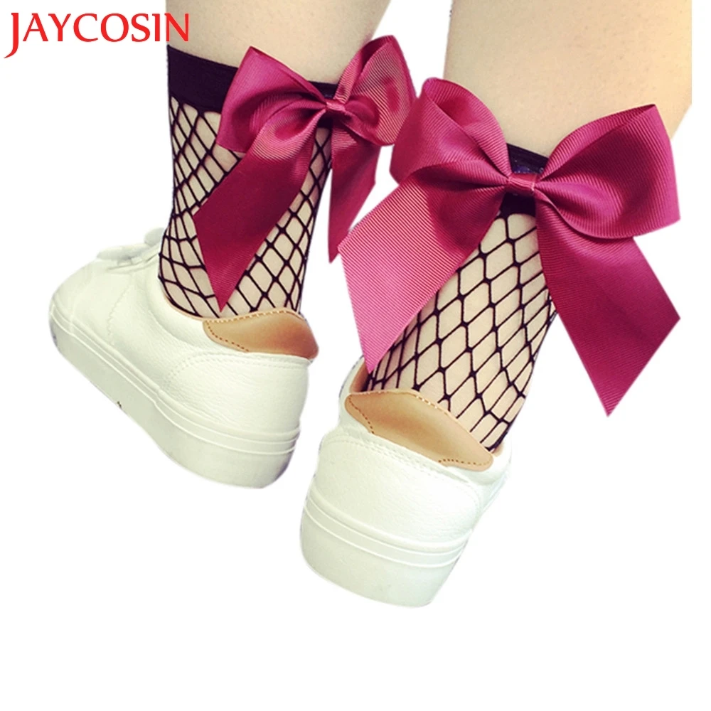 Женские сетчатые носки с оборками до щиколотки кружевные короткие Y7623|ankle high