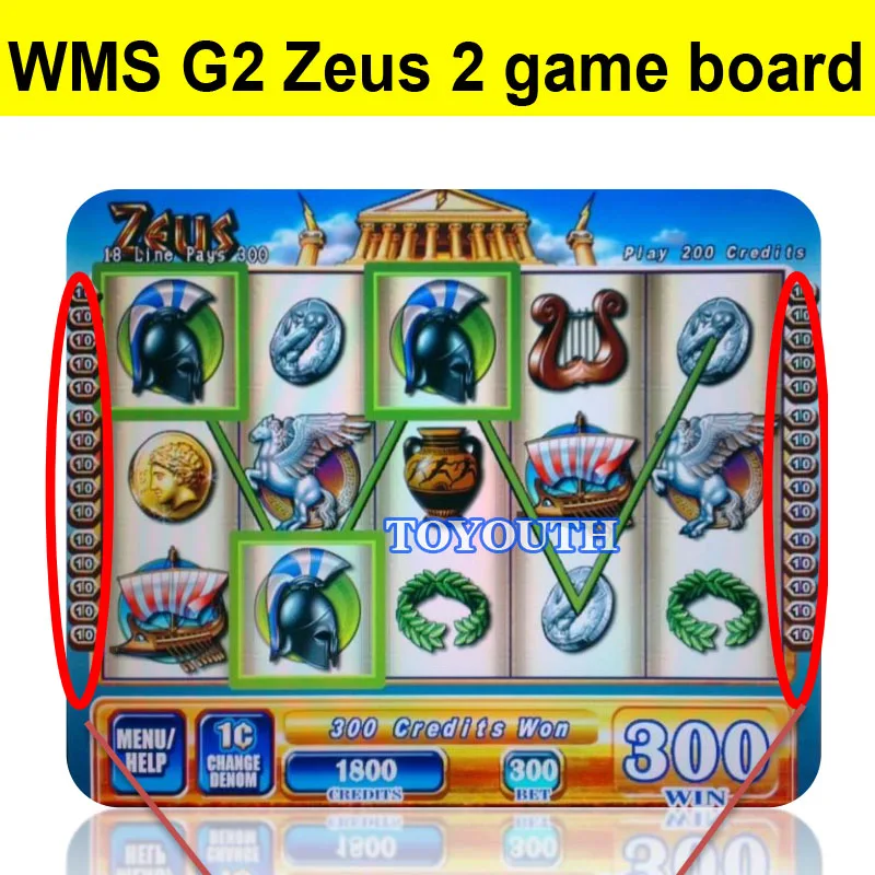 Игровая доска WMS NXT Zeus 2 популярный игровой список одноигровая настольная плата ZEUS
