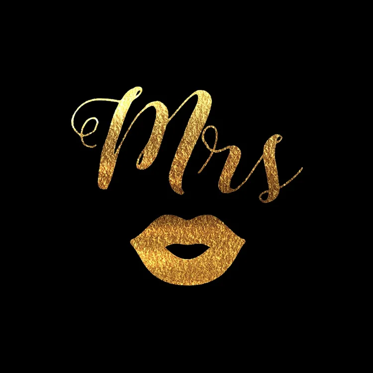 1 X Gold Bride Temporary Tattoo Bachelorette Party Accessories Bridesmaid Bridal Shower Wedding Decoration Photographs | Дом и сад