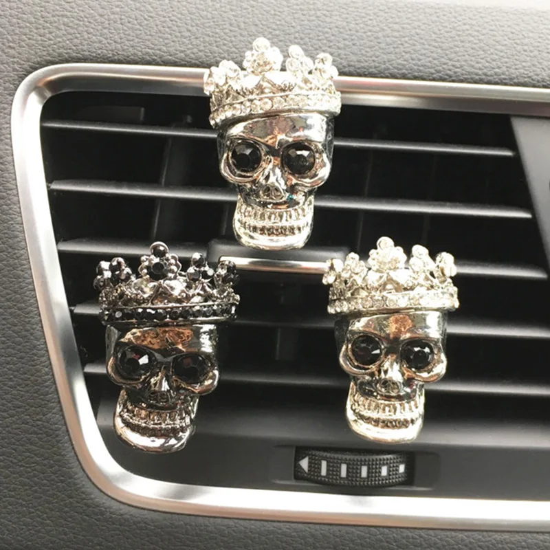Ароматизатор для украшения автомобиля Cool Skull автомобильный ароматизатор зажимы