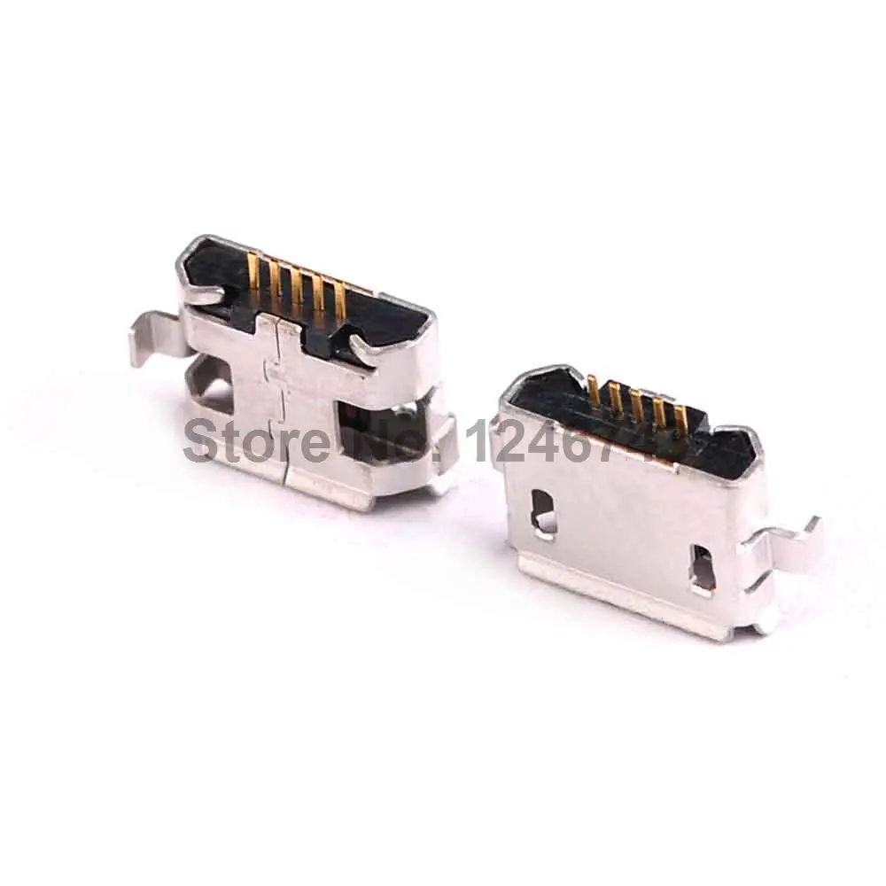 30 шт раковина 5Pin Micro USb Jack Совершенно новый для M1s/Lenovo/Huawei/ZTE/... Зарядный порт
