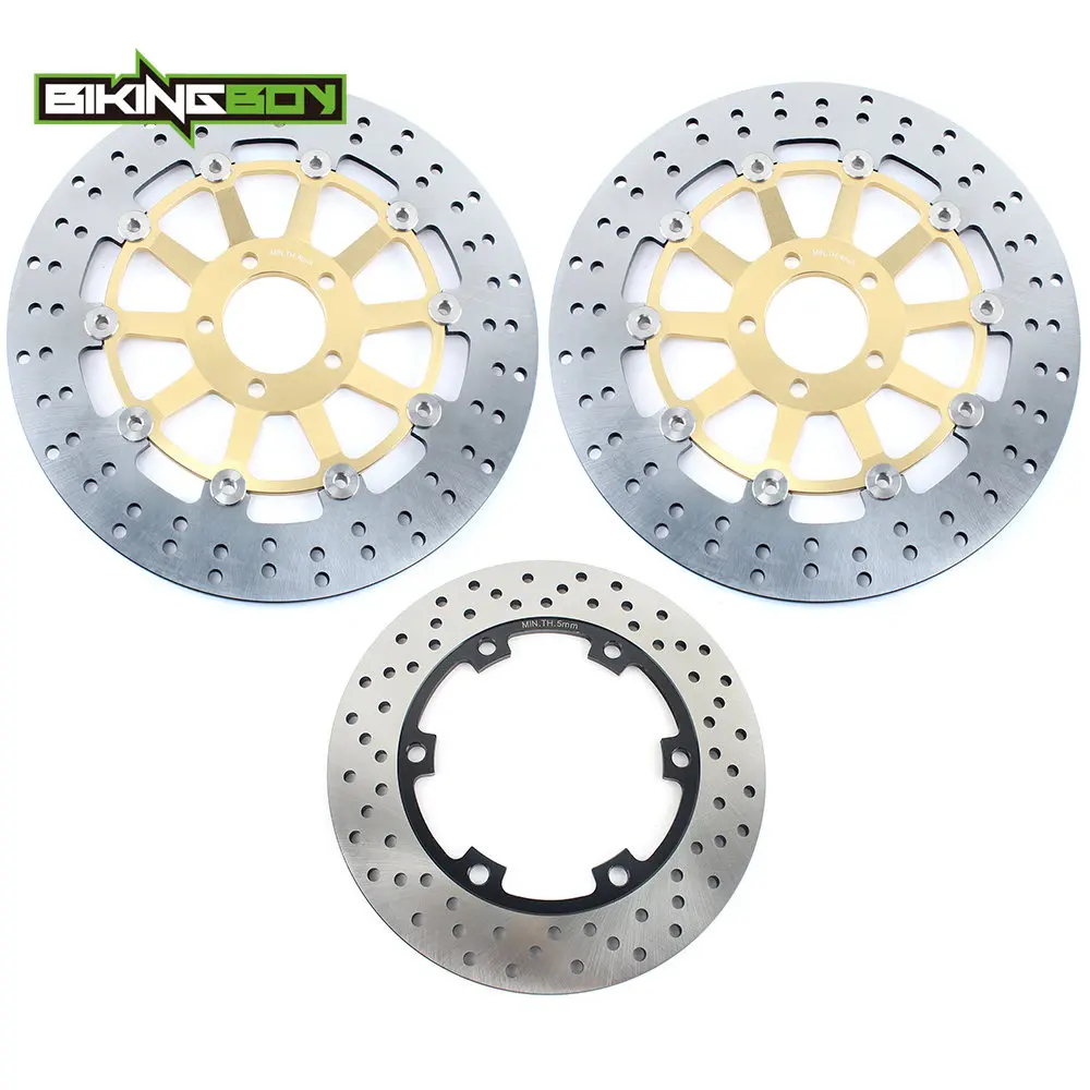 

BIKINGBOY Front Rear Brake Discs Rotors Disks For Kawasaki ZZ-R ZZR 1100 C 1990 1991 1992 1993 C1 C2 C3 Motorcycle 310mm 250mm