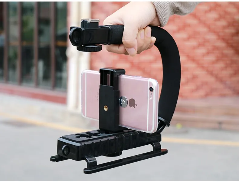 Ulanzi Видео действие стабилизирующая ручка для Canon sony DSLR камера для iPhone samsung сотовый телефон смартфон