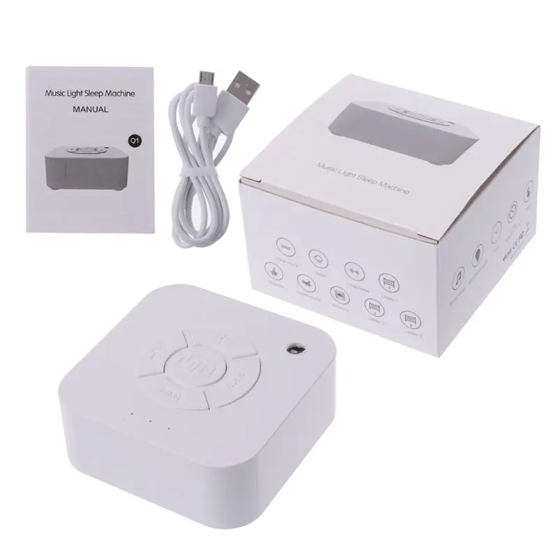 

Генератор белого шума с USB-зарядкой, устройство для расслабления сна с таймером, для офиса, путешествий, для детей и взрослых