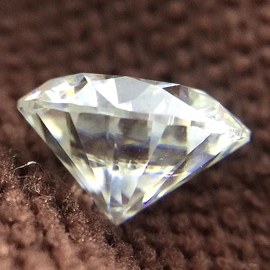 Круглые бриллиантовые огранки 4.0ct карат 10 мм цвет GH Moissanite Свободный Камень VVS1