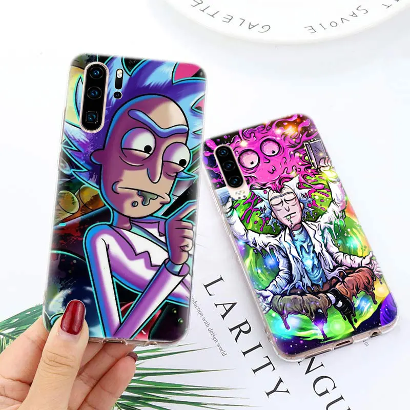 Силиконовый мягкий чехол для телефона Rick and marty pickle rick s для huawei P30 P20 Pro P10 P20 Lite mate 20 10 Pro P Smart Plus чехол