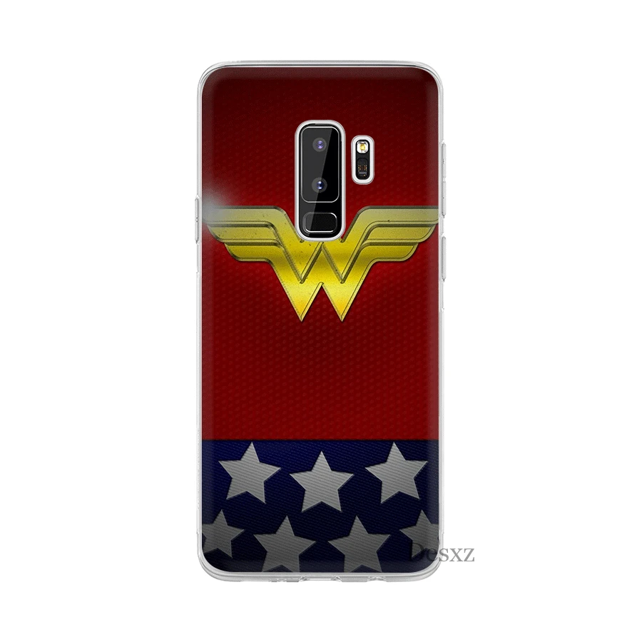 Чехол Wonder Woman Comics для Samsung S3 S4 S5 S6 S7 Edge S8 S9 S10 Plus S10e Note 8 9 Жесткий | Мобильные телефоны