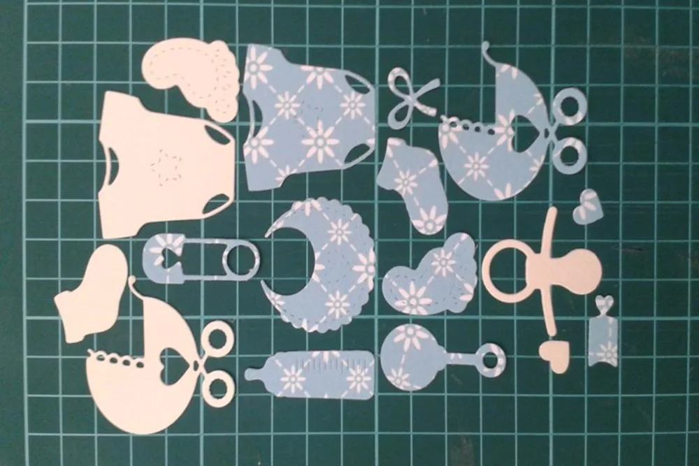 12 шт./компл. индивидуальные новый комплект для малышей трафарет металлический