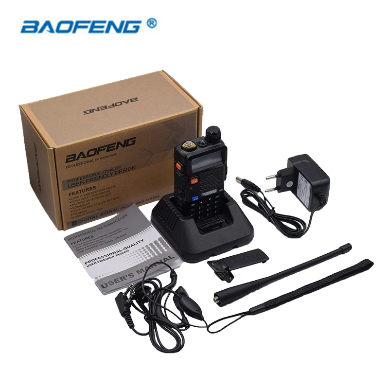 4 шт. Baofeng UV-5R портативная рация Профессиональный CB Радио трансивер UV5R 5 Вт Dual Band