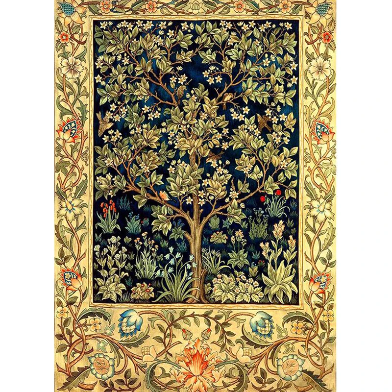 Алмазная 5D картина денежное дерево счастливого полноразмерная/круглая вышивка