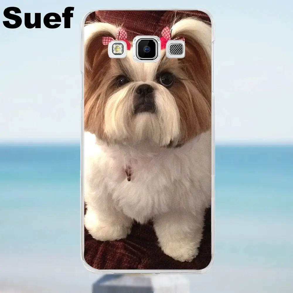 Мягкий чехол для телефона Shih Tzu Shitzu Dog Puppy Galaxy Alpha Core Prime Note 2 3 4 5 S3 S4 S5 S6 S7 S8 mini edge Plus |