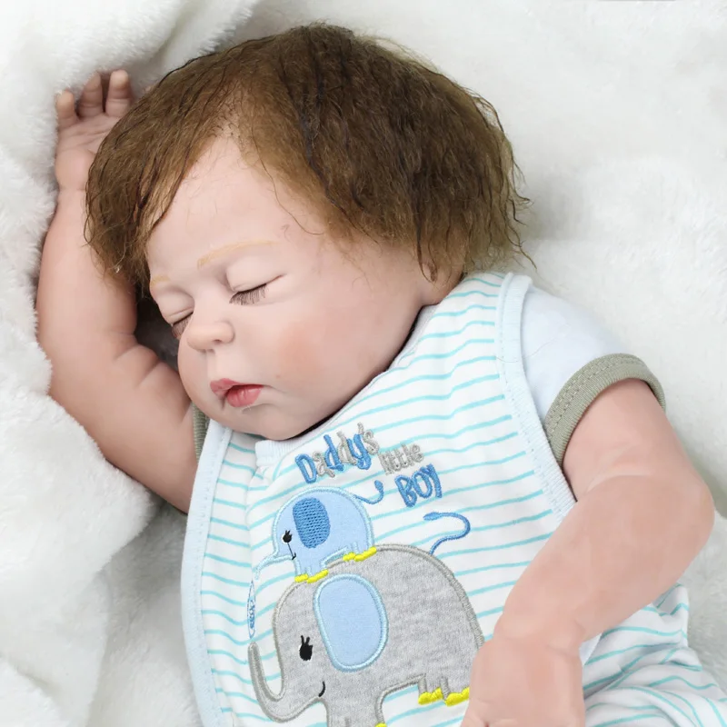23 &quot57 см силиконовая кукла для новорожденных мальчиков bebe reborn menino bonecas подарок
