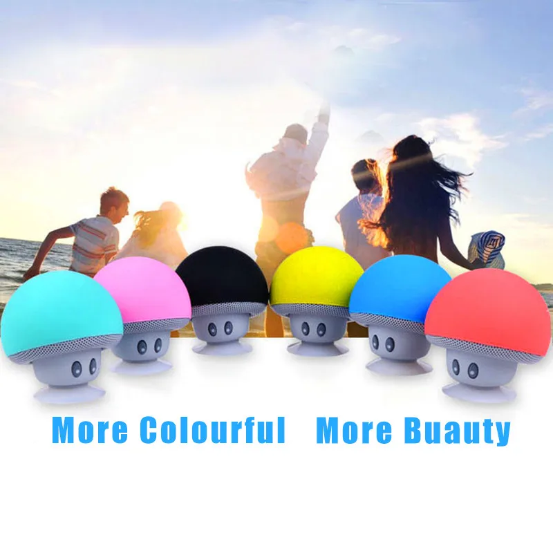 Мультяшный гриб прическа беспроводной Bluetooth динамик милый водонепроницаемый