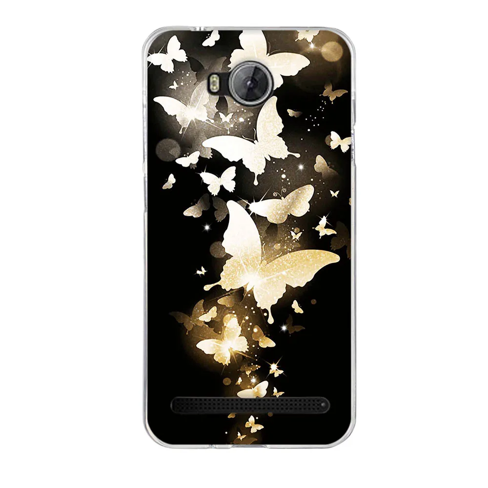 1 Для huawei Y3II чехол Чехол из мягкого ТПУ для huawei Y3 2 чехол для huawei Y3II Y3II-U22 LUA-U22 Lua-L21 узор Funda Капа бампер - Цвет: 1