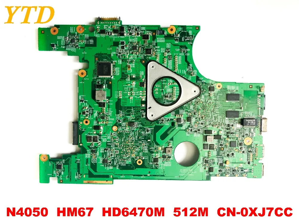Original for DELL N4050 laptop motherboard HM67 HD6470M 512M CN-0XJ7CC tested good free shipping | Компьютеры и офис