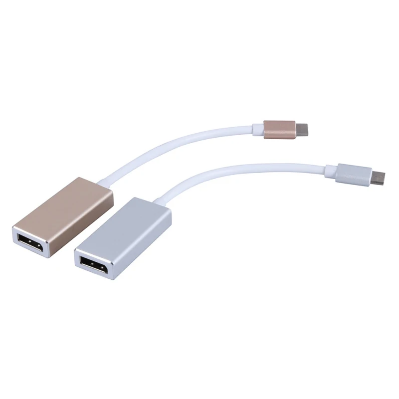 Универсальный USB C DisplayPort адаптер 3 1 type DP конвертер Поддержка 4K UHD 1080P для Macbook Pro| |