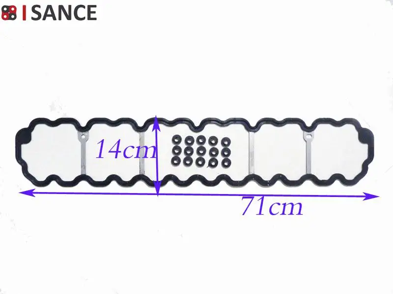 Комплект прокладок для крышки клапана двигателя 53020758 Jeep Grand Cherokee Wrangler TJ 4.0L L6 1996 1997