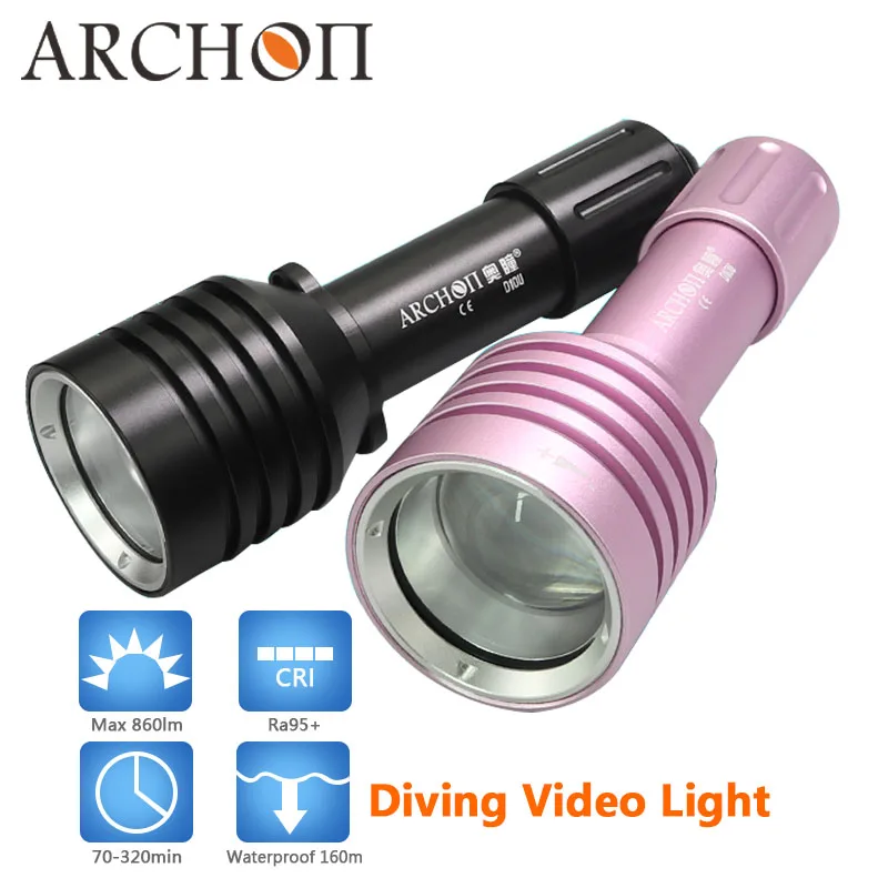 Водонепроницаемый светодиодный фсветильник Рик ARCHON для дайвинга CREE LED лампа с