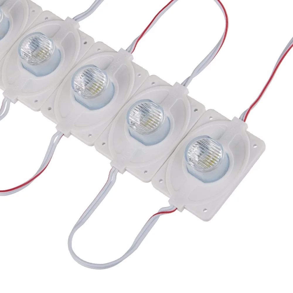 3.0W Edge Light LED Modules with Lens for Double Side Box White DC12V 20pcs/Pack Waterproof IP65 Tape Adhesive ST211 | Лампы и
