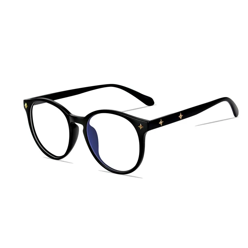 Matt Black VANLOOK, синий светильник, блокирующие очки, wo, мужские, защитные, игровые очки для компьютера, Kacamata, анти-радиус, голубой луч, круглые - Цвет оправы: Matt Black