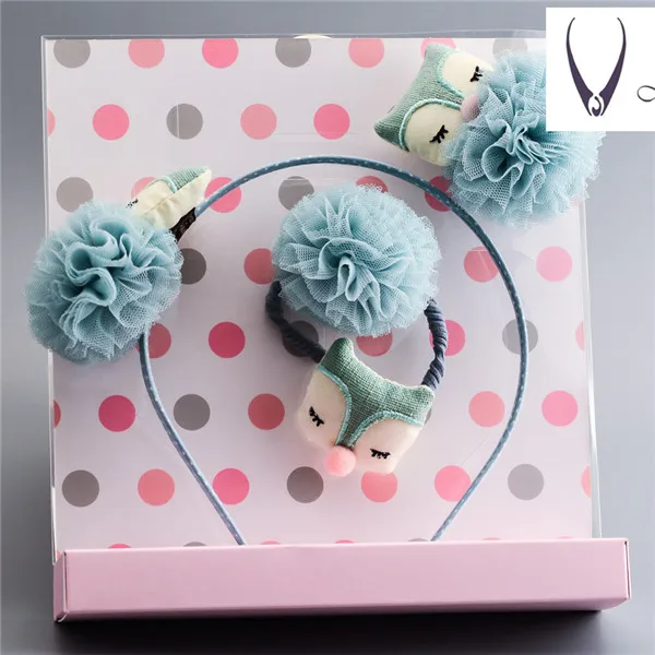 Корейская кружевная Цветочная корона набор аксессуаров для волос марлевые