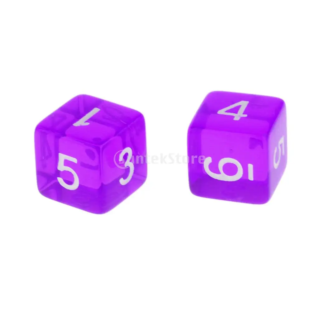 Драгоценный камень мути Двусторонняя Набор кубиков 5 D6 D & TRPG ролевая игра игры