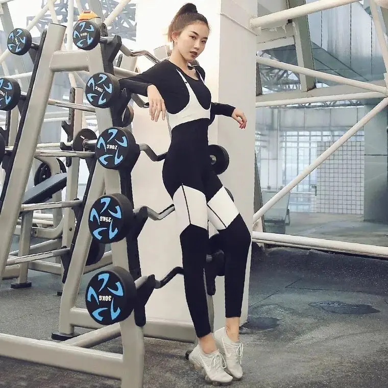 2PCS Yoga Pants women sport set tops wear fitness suit running sexy clothing exercise training outdoor jogging quick drying |