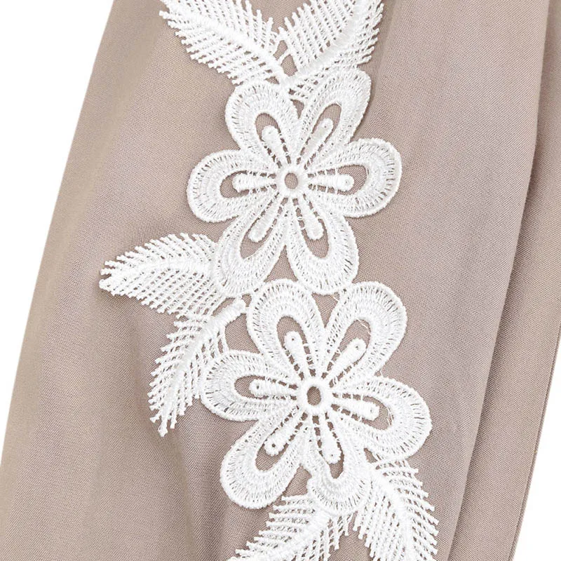 AZULINA Цветочные Аппликации Холтер самостоятельно галстук комбинезоны с открытой