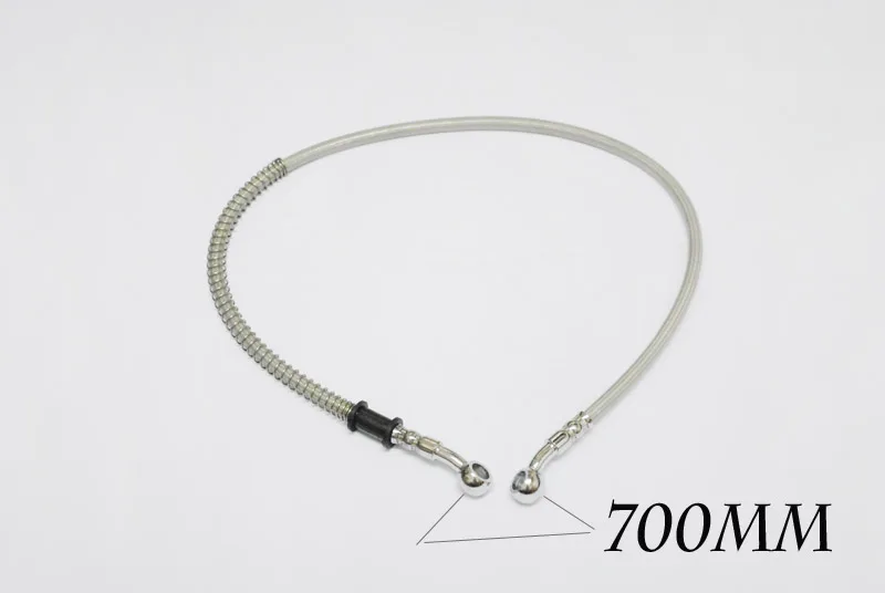 

Brand new 100% 700MM MOTORCYCLE MADE STAINLESS STEEL BRAKE LINES HOSES 10MM caliber Clutch modification Universal