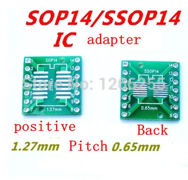 20 шт. пустой PCB SSOP14 SOP адаптер DIP SOP14 smd для dip адаптера IC АДАПТЕР|sop to dip|sop adaptersop pcb |