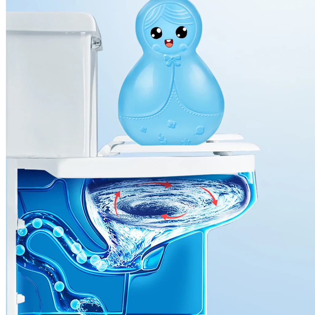 Autoile автоматический очиститель для туалета Magic Flush Bottled Helper Blue Bubble удивительные продукты для улучшения дома в ванной комнате# X