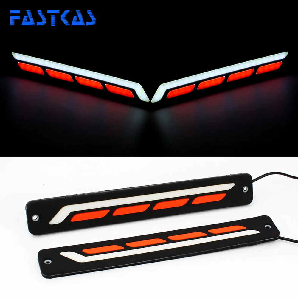 Светодиодные дневные ходовые огни светильник 100% Водонепроницаемый Белый