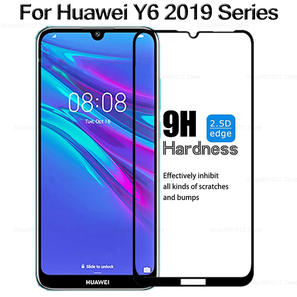 Защитное стекло закаленное для Huawei Y6 Prime 2019|Защитные стёкла и плёнки телефонов| |