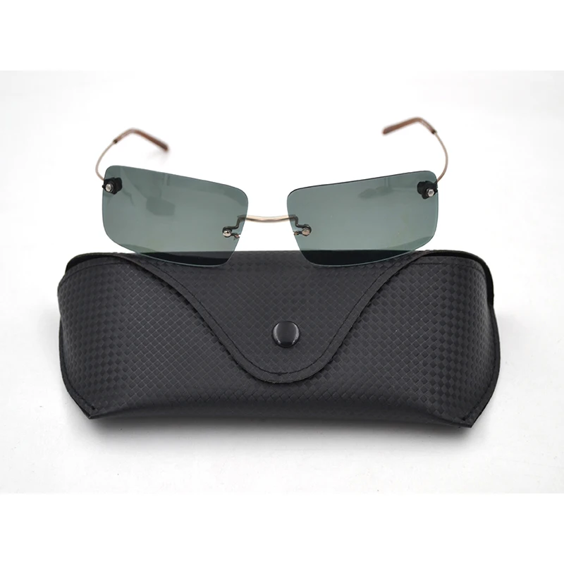 Мужские Складные поляризационные солнцезащитные очки Gafas Oculos masculino без оправы с
